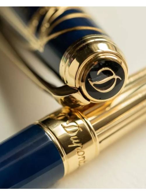 S.t.dupont Stilografica Line D 'uomo Vitruviano' Blu Unisex
