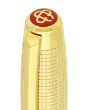 S.t.dupont penna stilografica fountain pen Mosaico Casablanca Oro 420111L