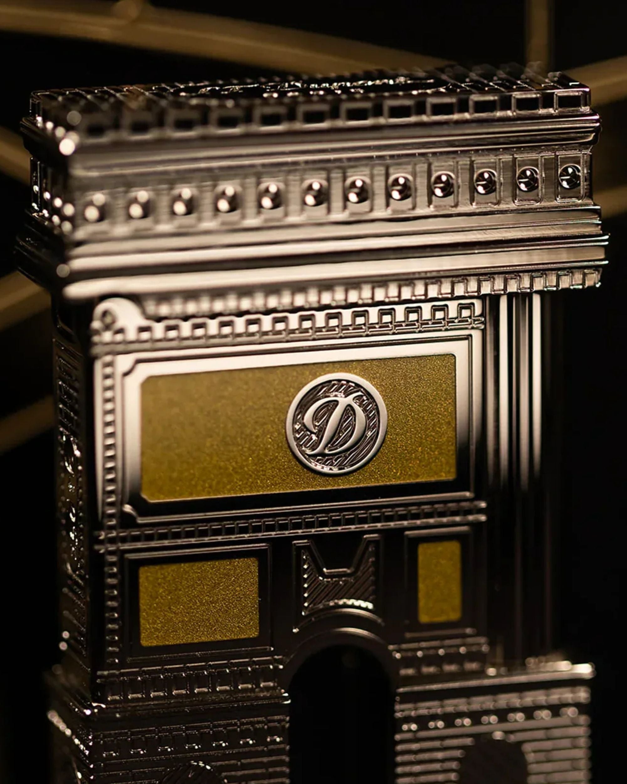 S.T. Dupont Set Penna da Scrittura 'STD Loves Paris' Edizione Limitata Nero Oro Unisex