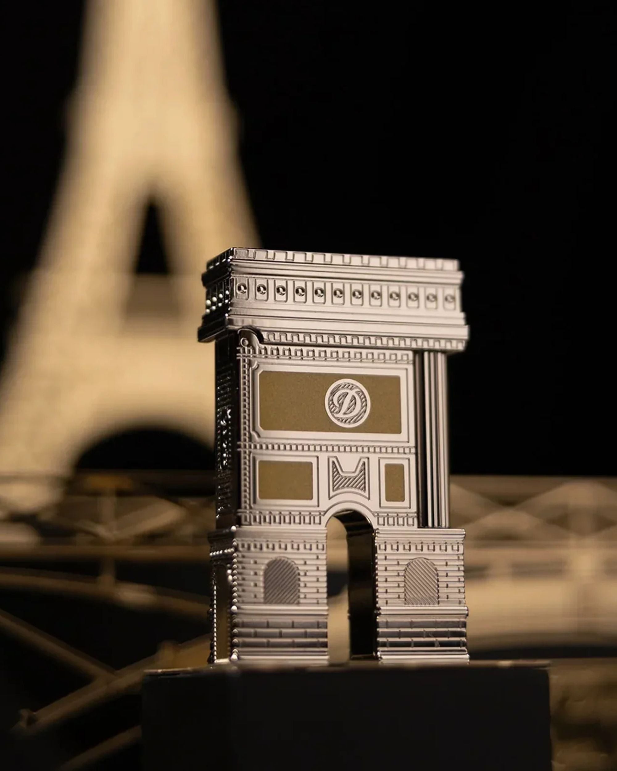 S.T. Dupont Set Penna da Scrittura 'STD Loves Paris' Edizione Limitata Nero Oro Unisex