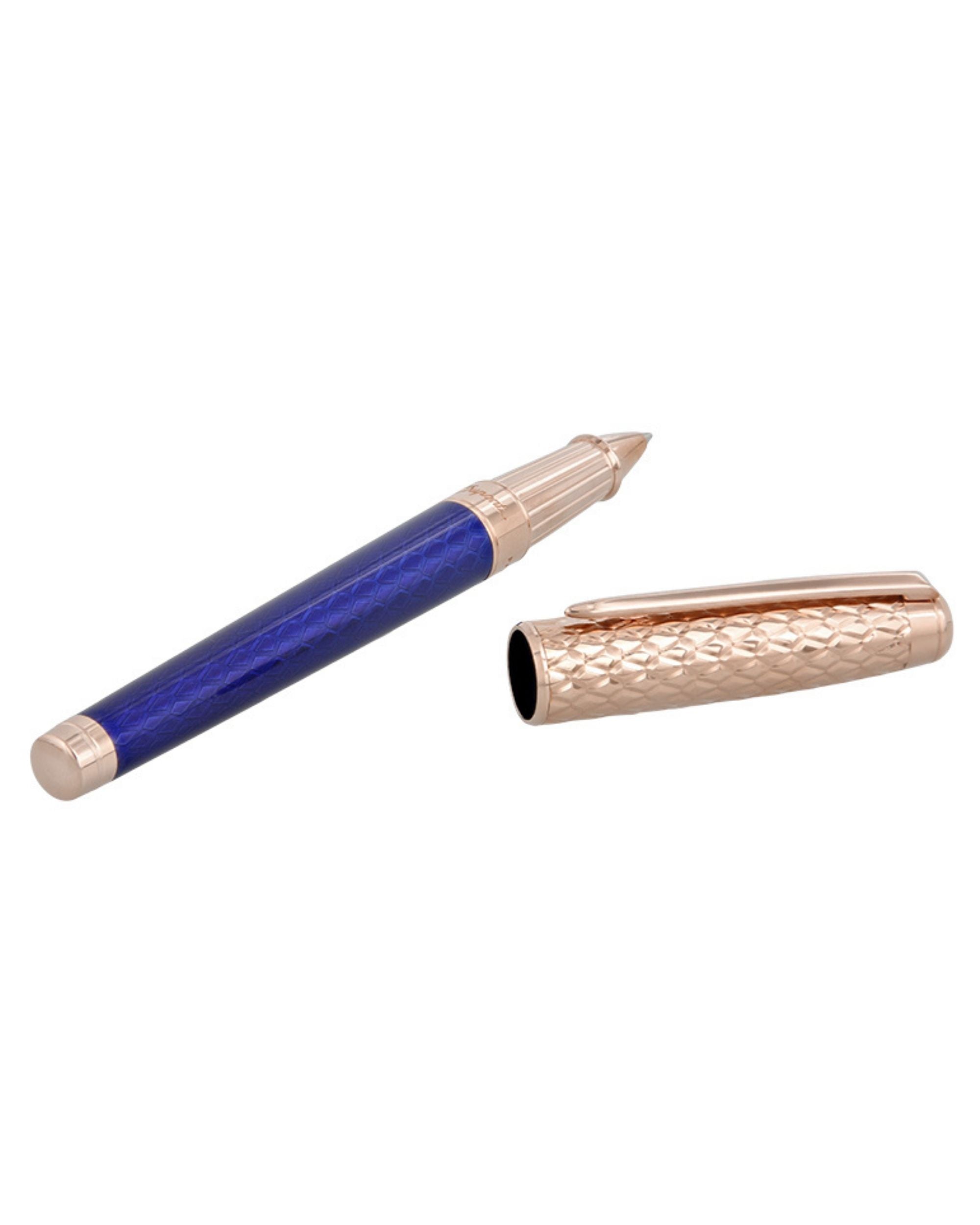 S.t.dupont Penna Roller Eternity Large Dragon Blu Unisex