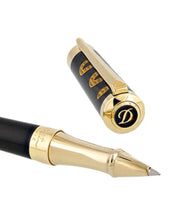 S.t.dupont Penna Roller Edizione Speciale Hippo Ippocrate Nero Oro