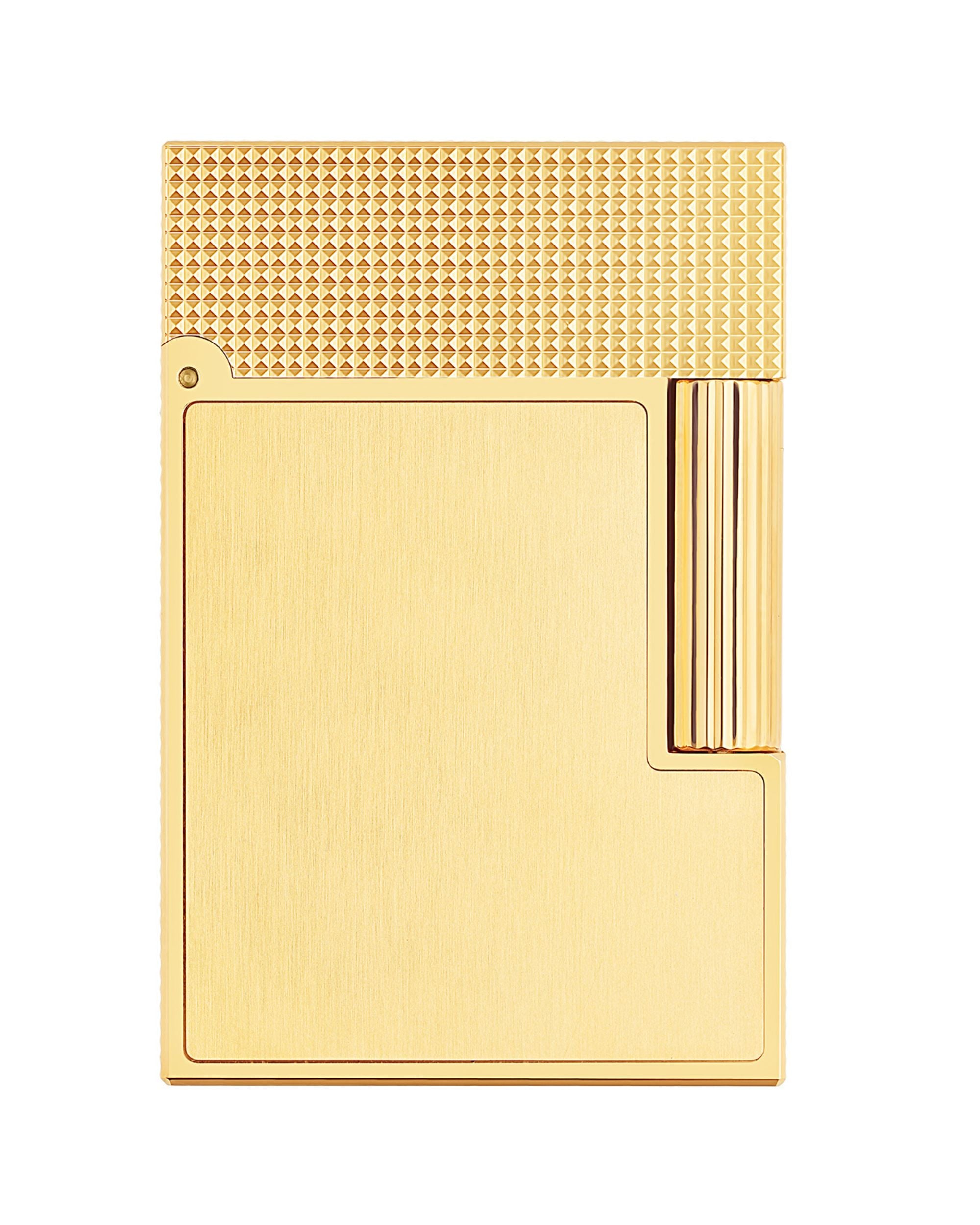 S.t.dupont accendino ligne 2 small Brushed Oro Unisex