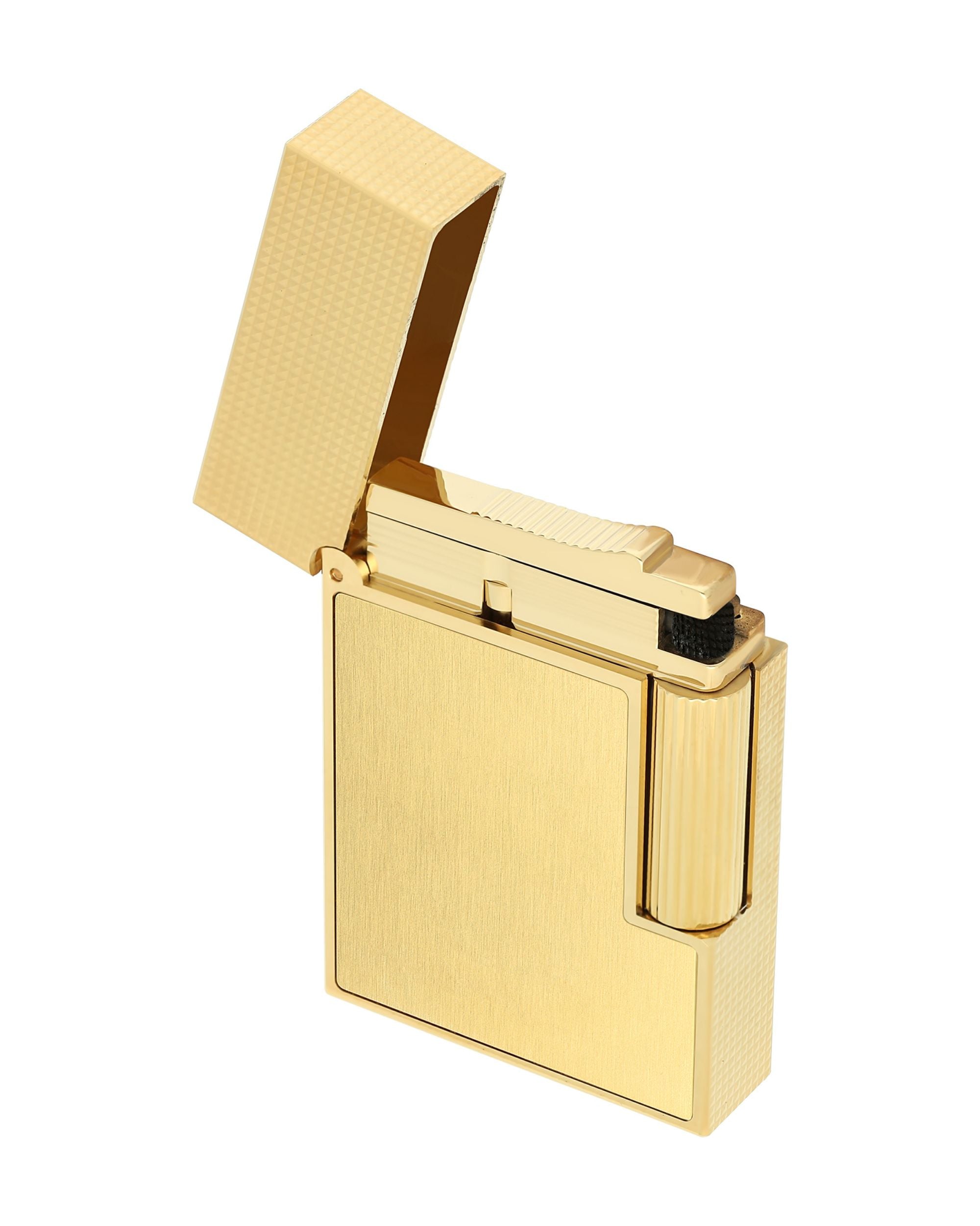 S.t.dupont accendino ligne 2 small Brushed Oro Unisex