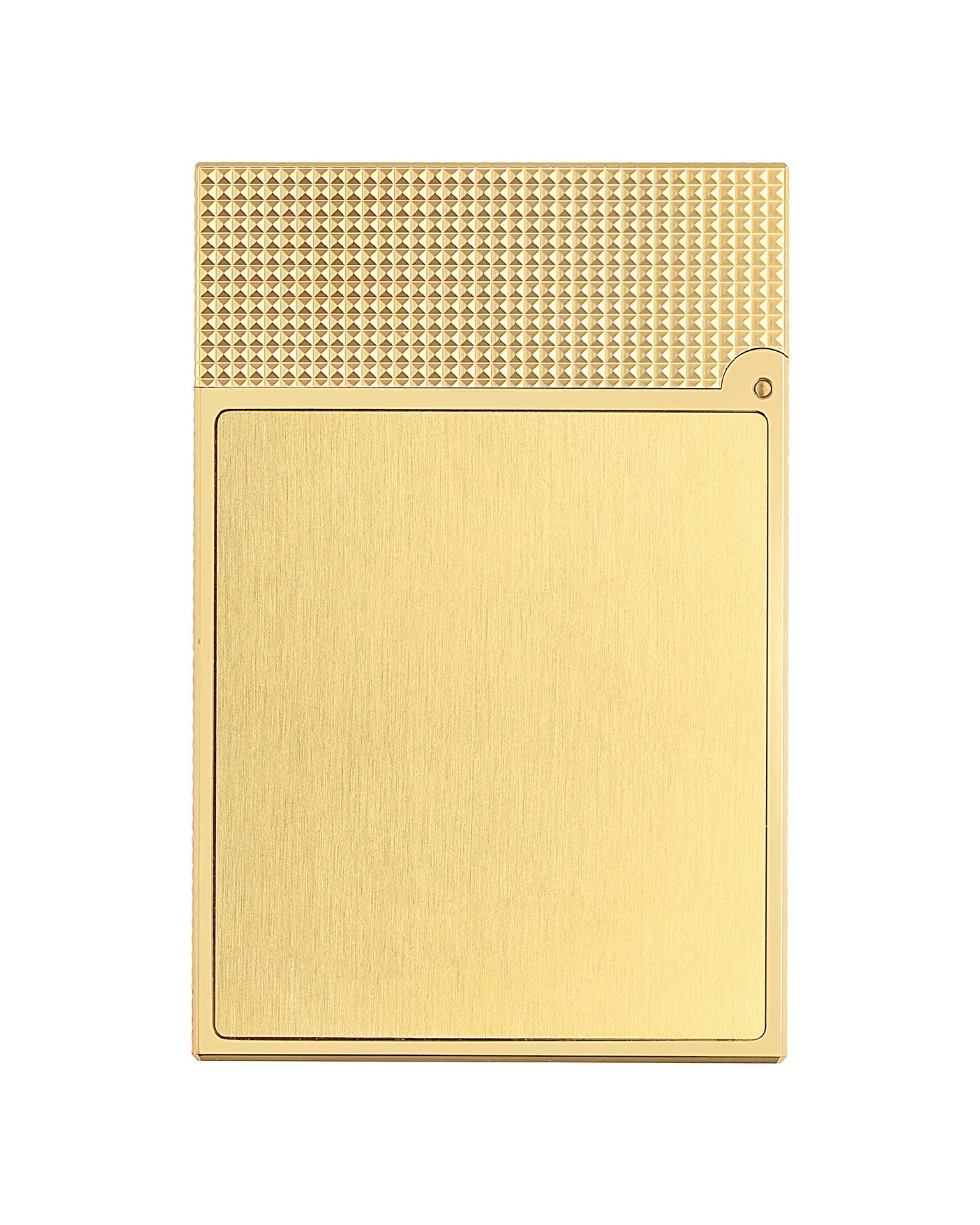 S.t.dupont accendino ligne 2 small Brushed Oro Unisex