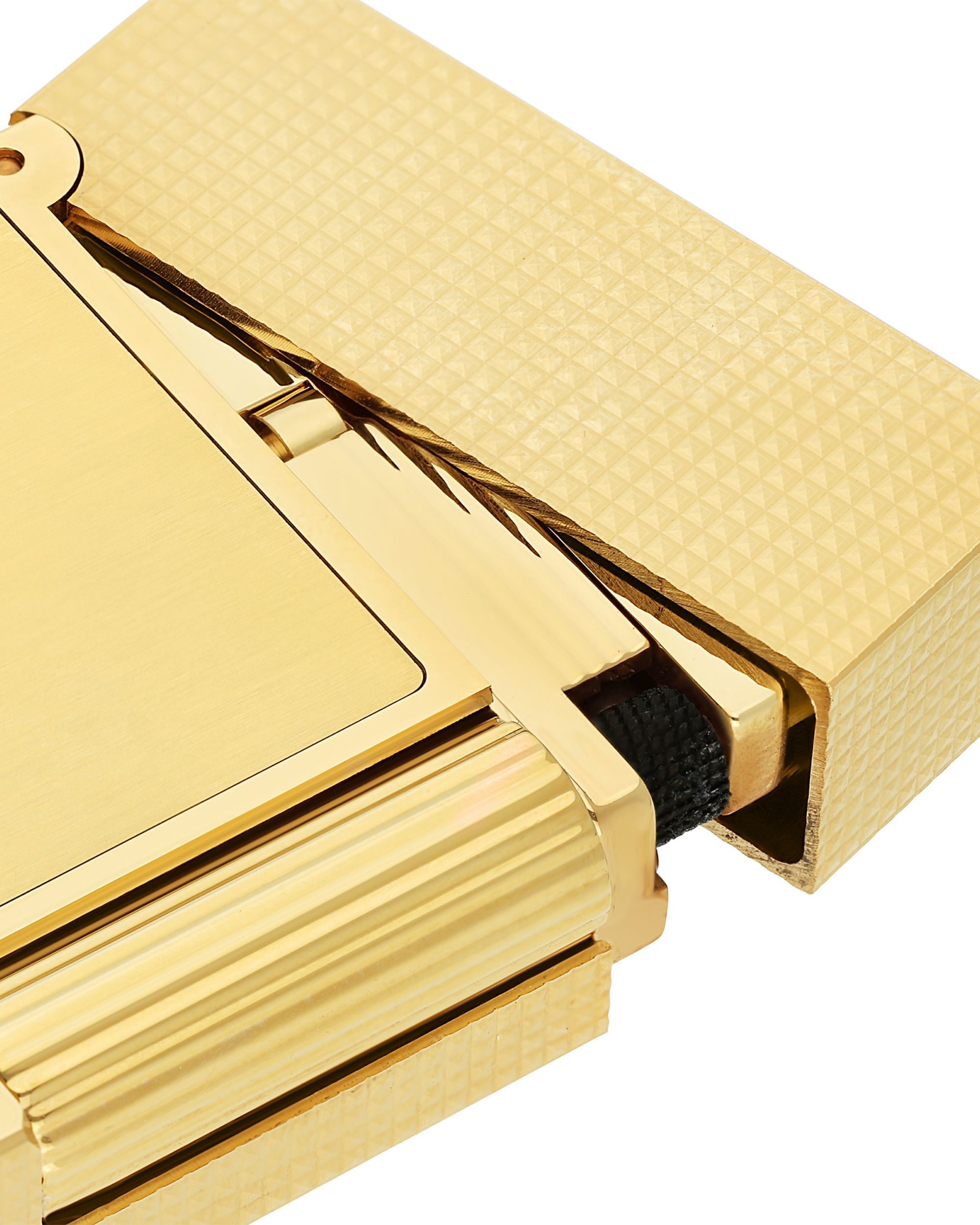 S.t.dupont accendino ligne 2 small Brushed Oro Unisex