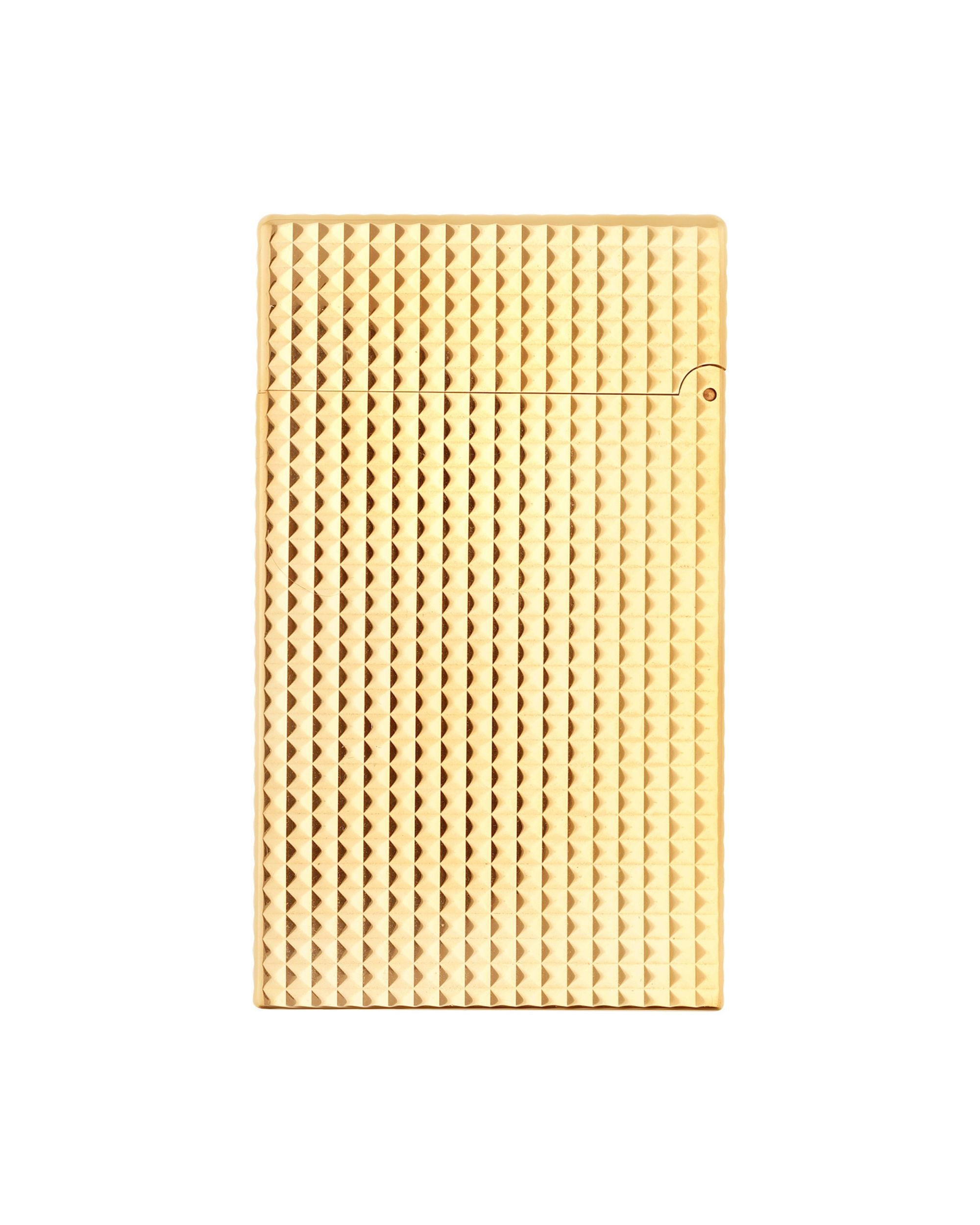 S.t.dupont accendino Gran Dupont Cling Diamond Head Oro C23009