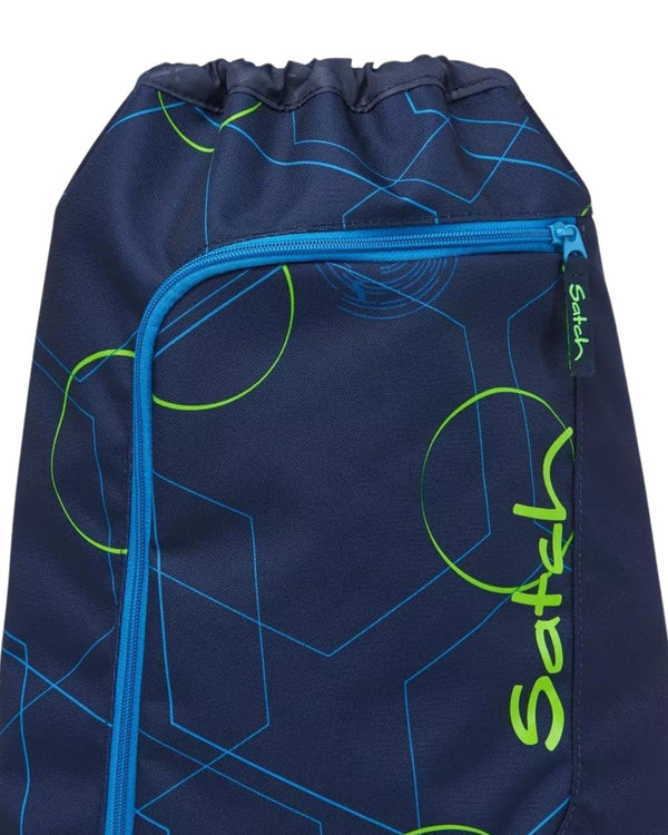 Satch Sacchetta 12 Litri Palestra Sport Blu Unisex-2