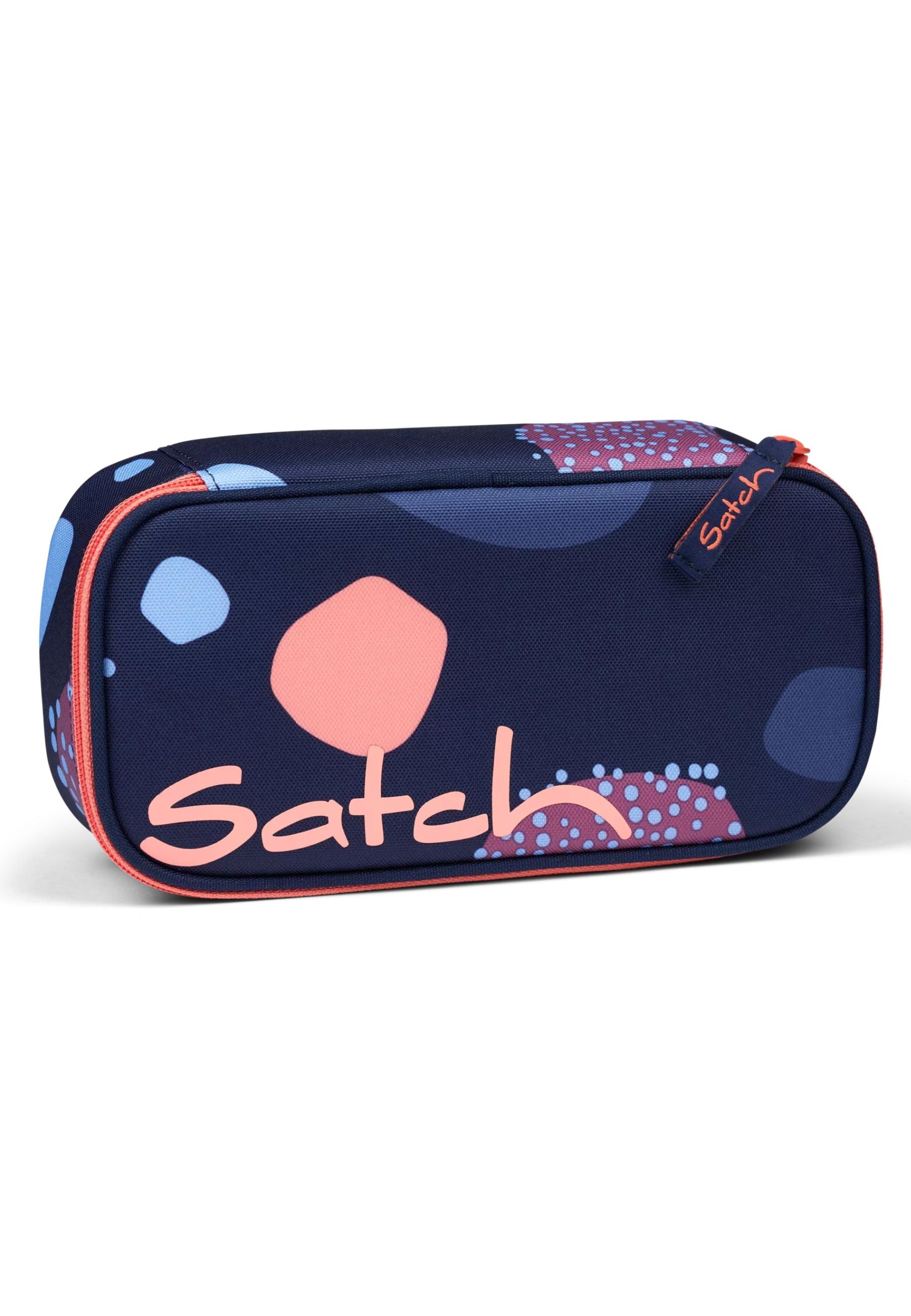 Satch Astuccio 22x6x11 Cm, Riciclato Blu Coral Reef Unisex