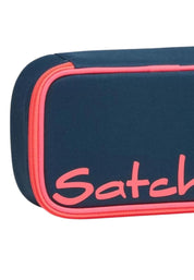 Satch portapenne 22x6x11 Cm, Riciclato Blu Rosa Bambina