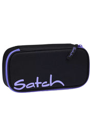 Satch Astuccio Scolastico 'Purple Phantom' 22x6x11 Cm, Riciclato Nero Viola Bambina