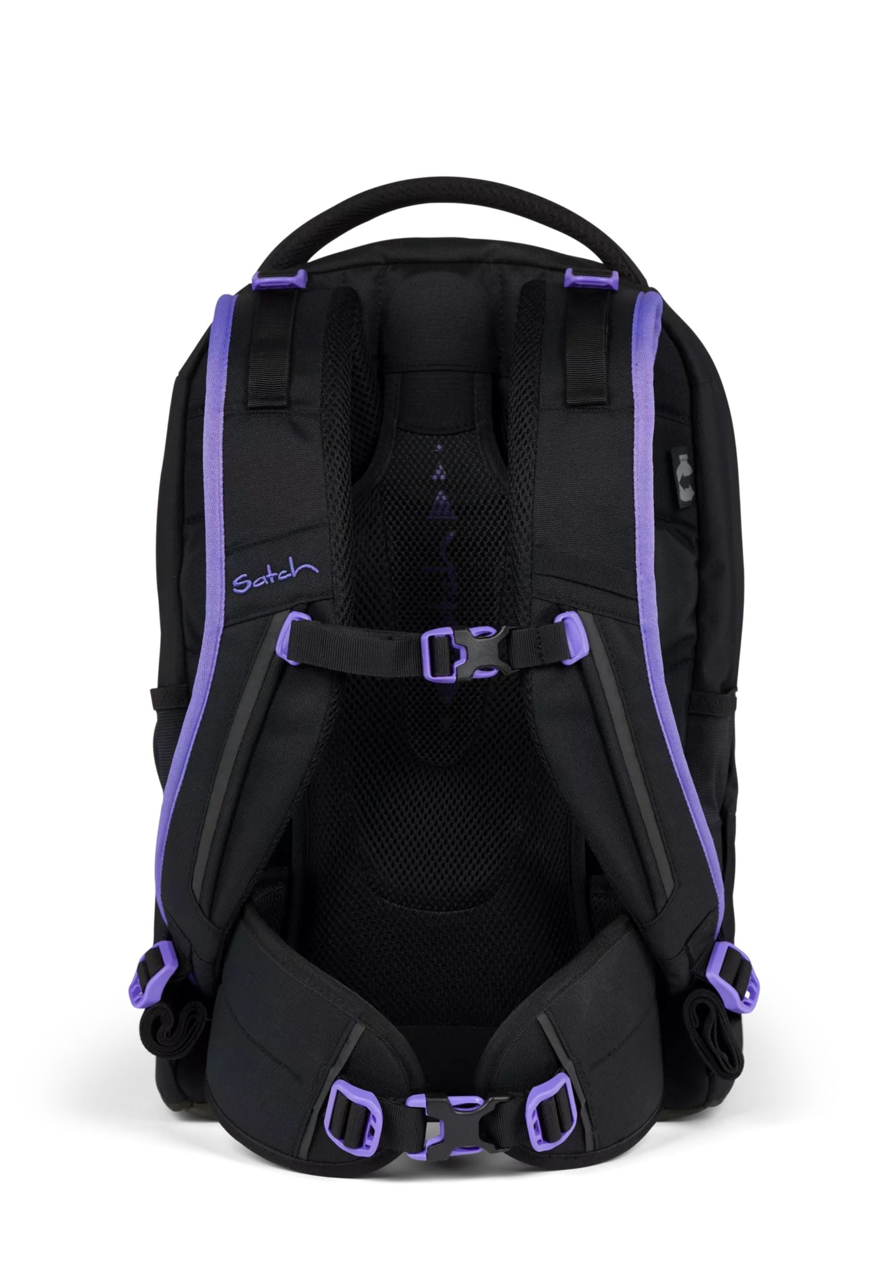Satch Personalizzabile Ergonomico Eco 30 Litri Nero Purple Phantom Pack
