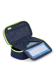 Satch Astuccio Rigido Toxic Yellow 22x6x11 Cm Poliestere Riciclato Blu Giallo Bambino Unisex