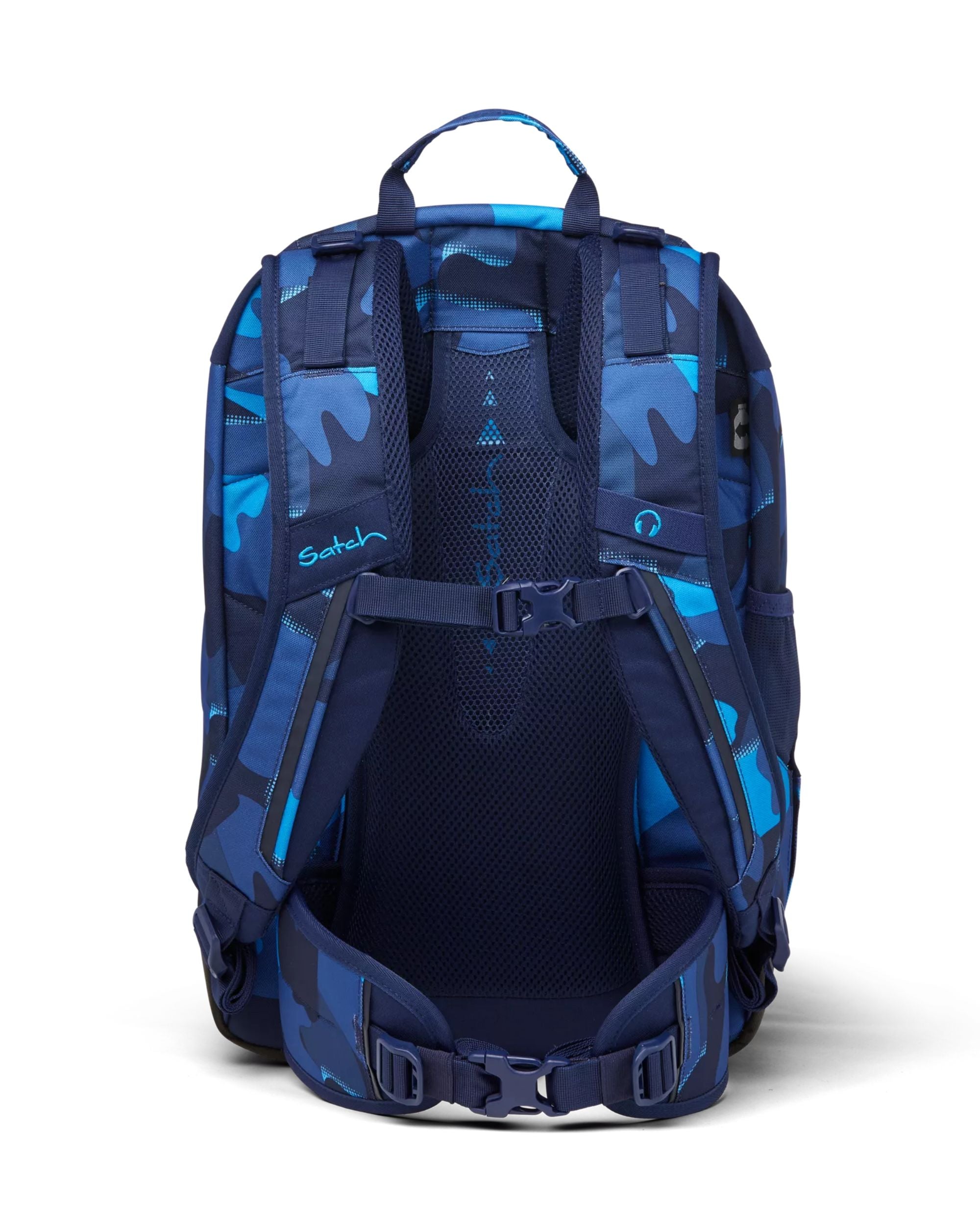 Satch Zaino Schienale Ergonomico Ecologico Blu Troublemaker AIR Bambino Unisex