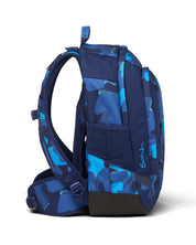 Satch Zaino Schienale Ergonomico Ecologico Blu Troublemaker AIR Bambino Unisex