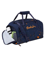 Satch Borsone Sportivo 25 Litri in Tessuto Riciclato Blu Arancio per Bambino Unisex