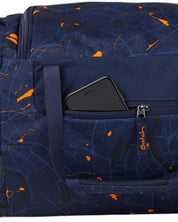 Satch Borsone Sportivo 25 Litri in Tessuto Riciclato Blu Arancio per Bambino Unisex