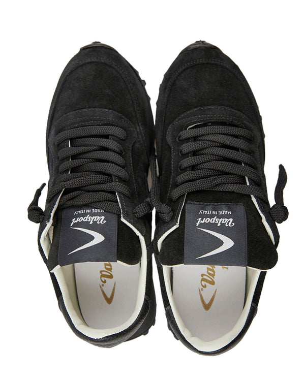 Valsport Sneaker Con Tomaia In Suede Scamosciato Nero Uomo-2