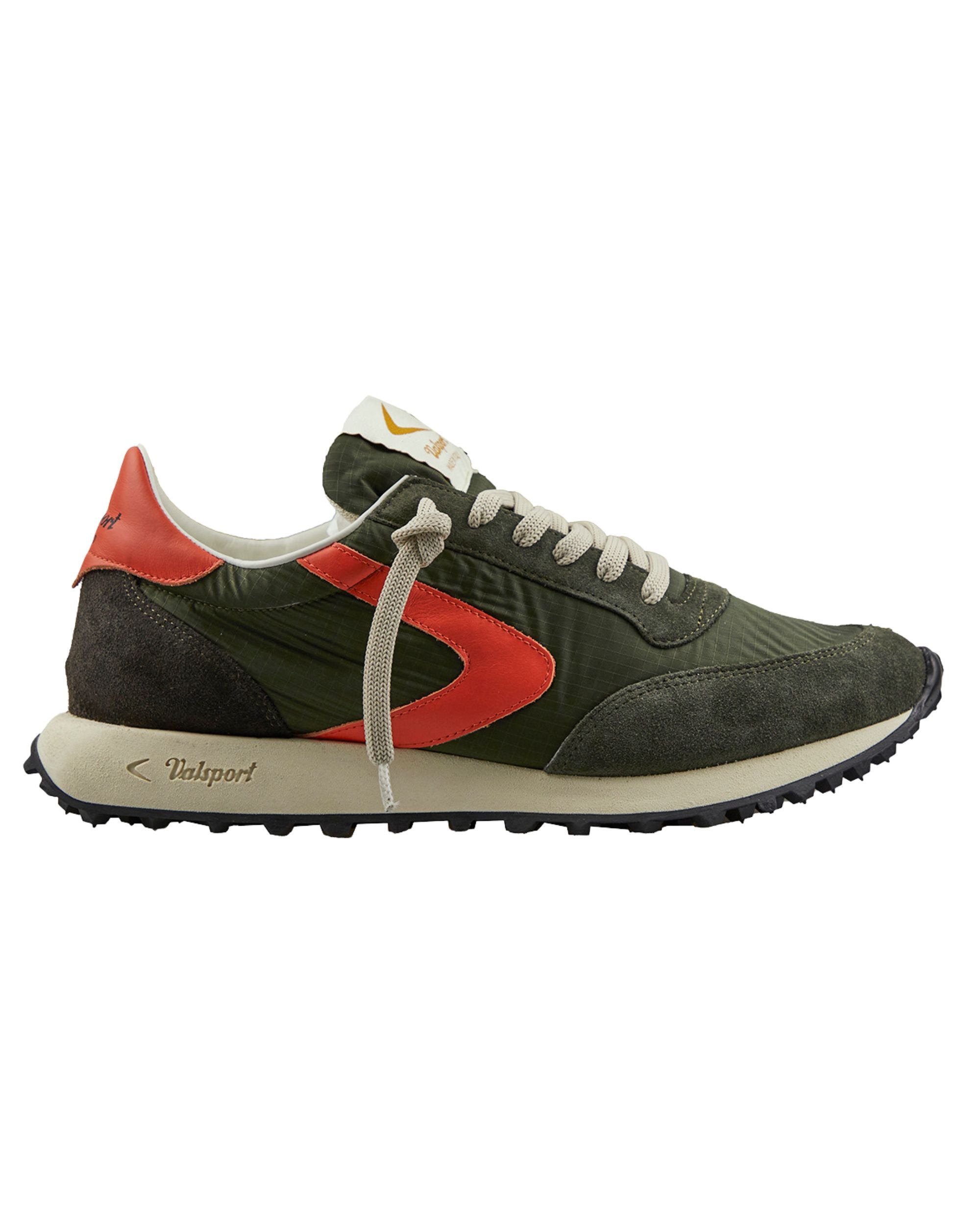 Valsport Sneaker Start Heritage Ripstop Verde Arancio Uomo