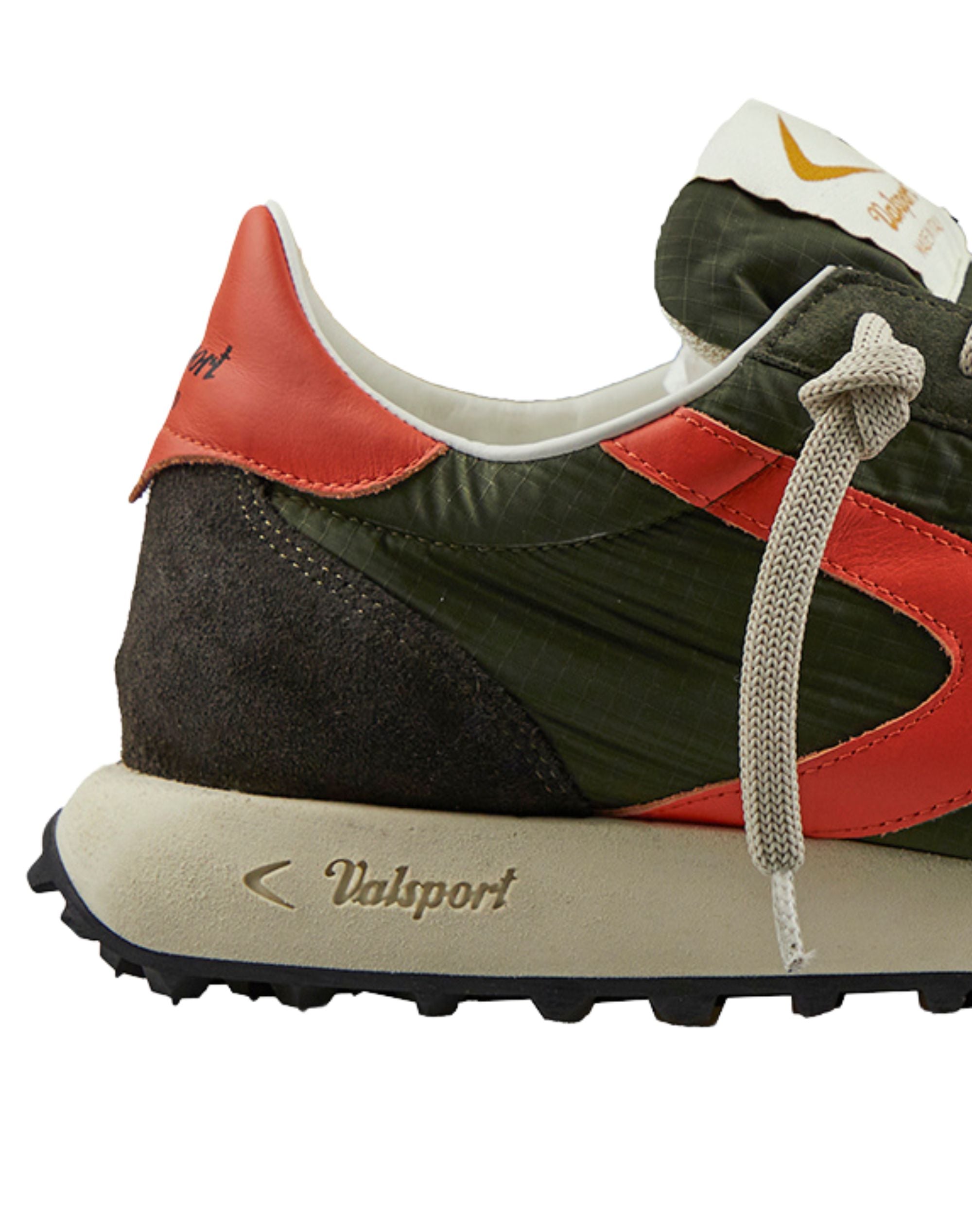 Valsport Sneaker Start Heritage Ripstop Verde Arancio Uomo