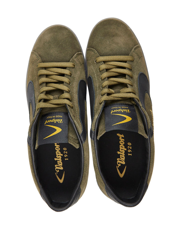 Valsport Sneaker Con Tomaia In Suede Scamosciato Verde Uomo 2