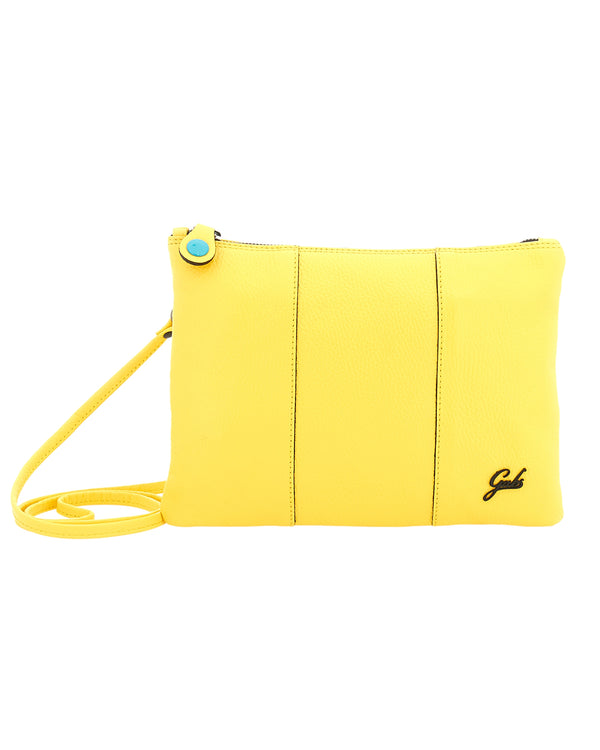 Gabs Pochette Logo Nero Giallo Donna