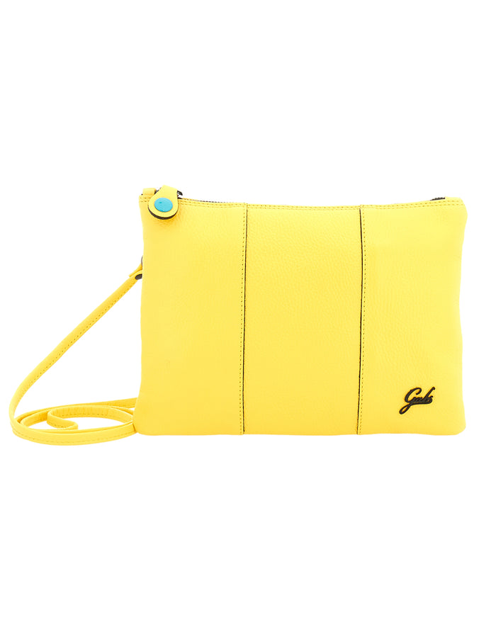 Gabs Pochette Logo Nero Giallo Donna 1