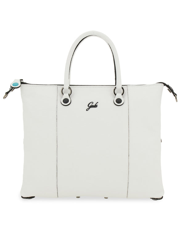 Gabs Shopper Tote Bauletto Zaino Trasformabile Bianco Donna