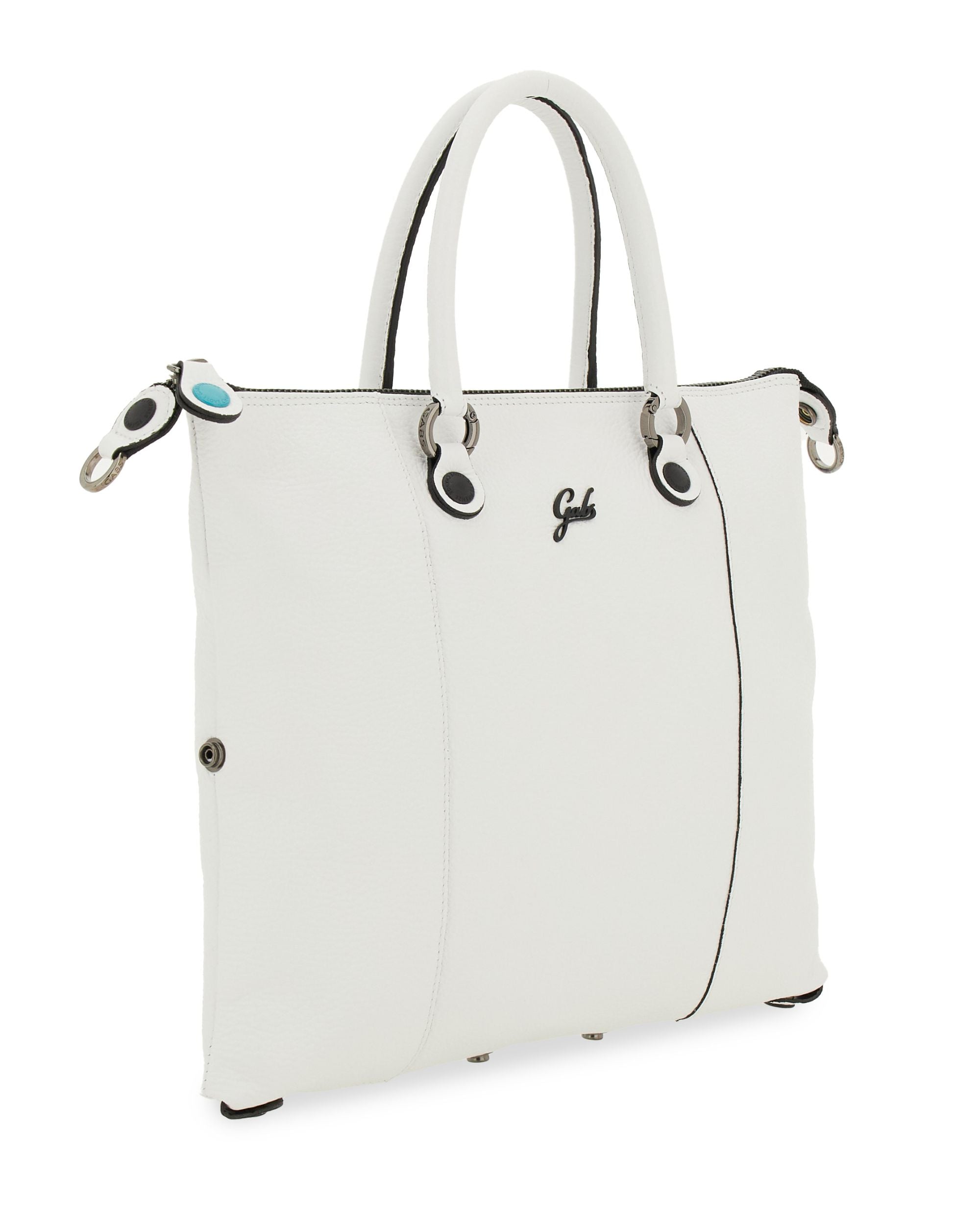 Gabs Shopper Tote Bauletto Zaino Trasformabile Bianco Donna