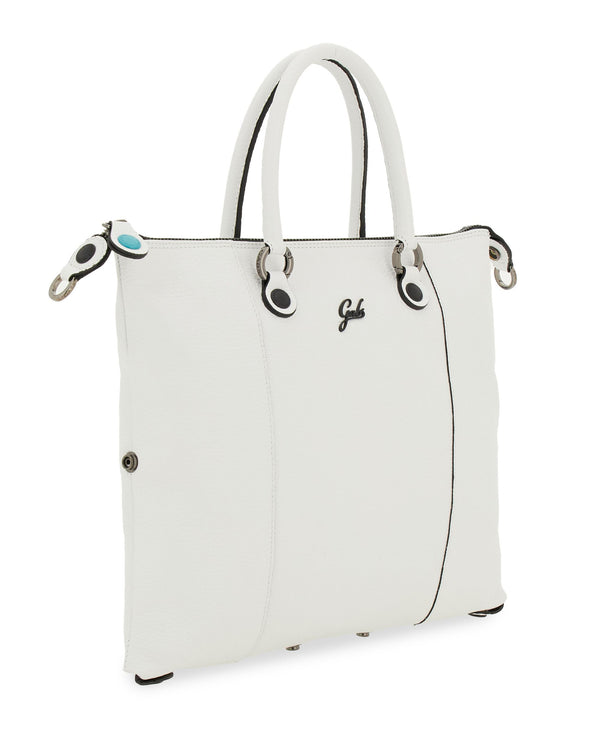 Gabs Shopper Tote Bauletto Zaino Trasformabile Bianco Donna-2