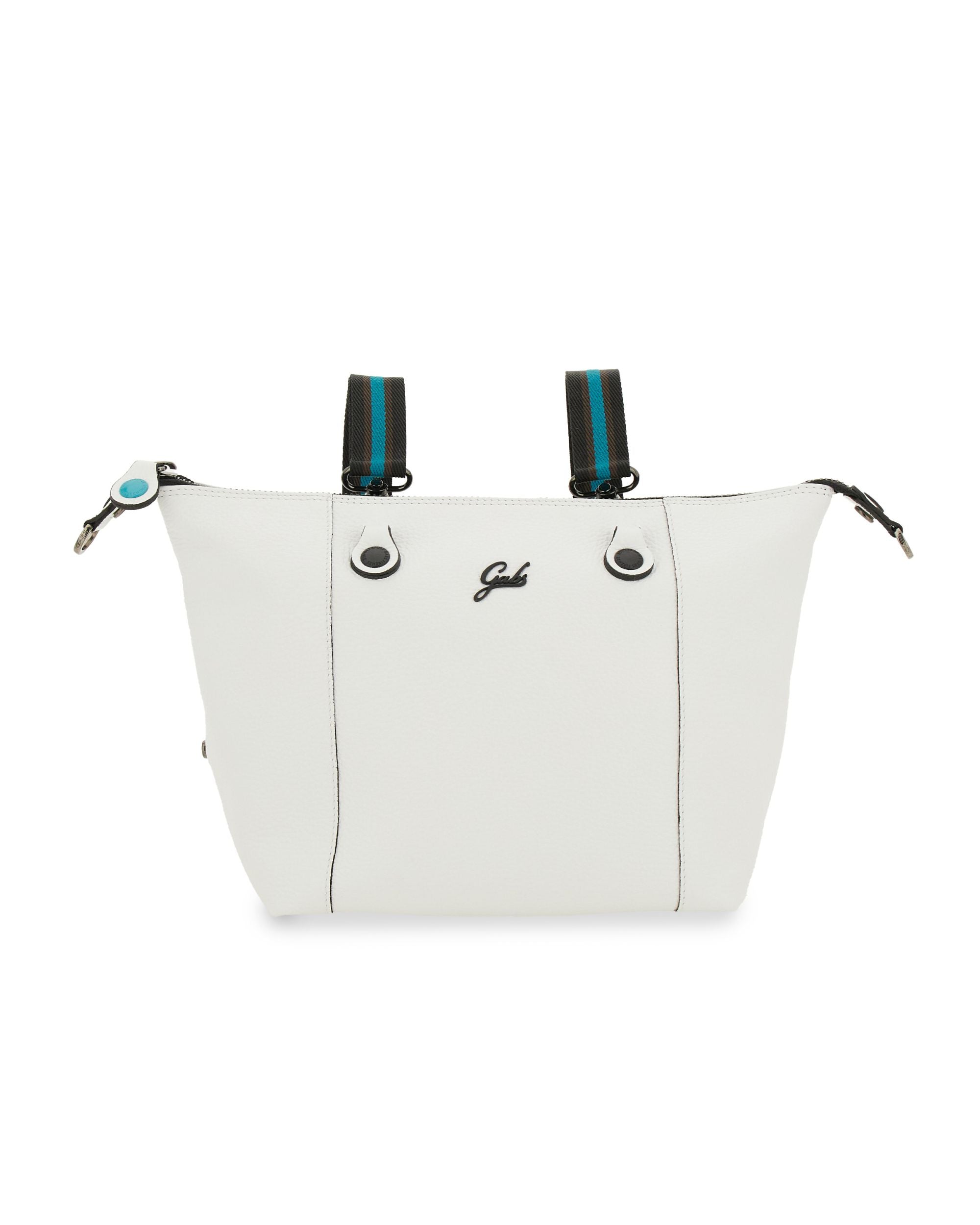 Gabs Shopper Tote Bauletto Zaino Trasformabile Bianco Donna