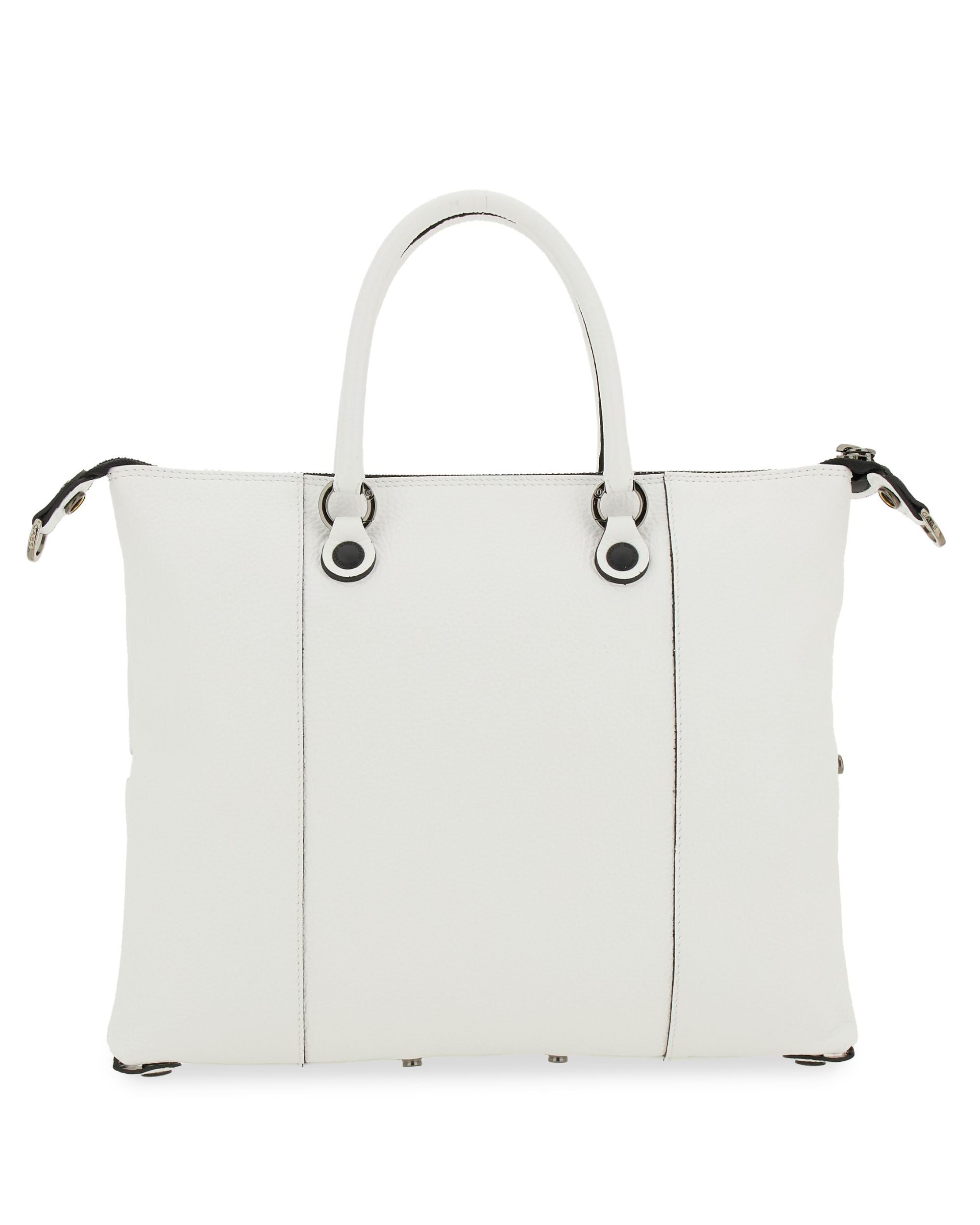 Gabs Shopper Tote Bauletto Zaino Trasformabile Bianco Donna