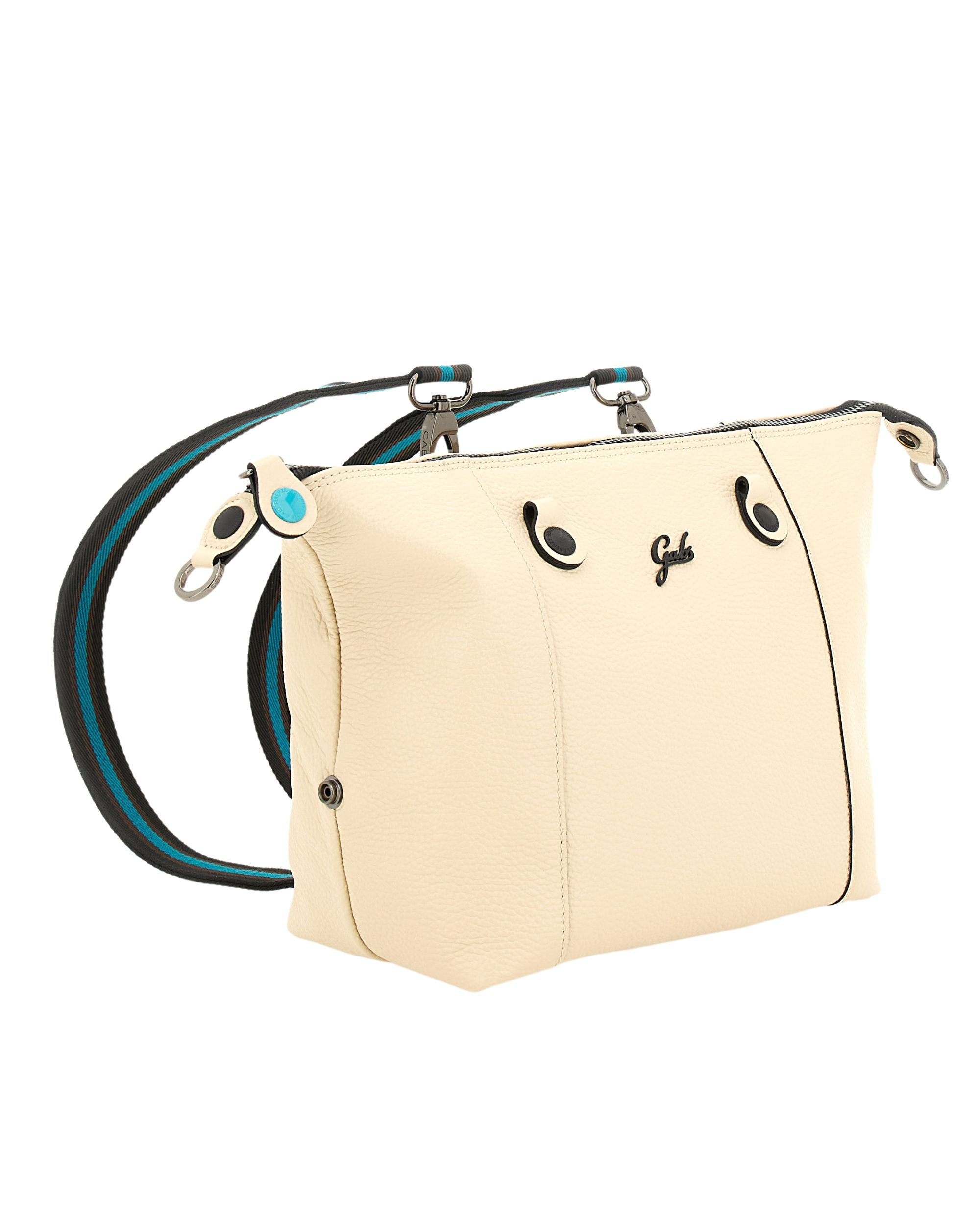 Gabs Shopper Tote Bauletto Zaino Trasformabile Beige Donna