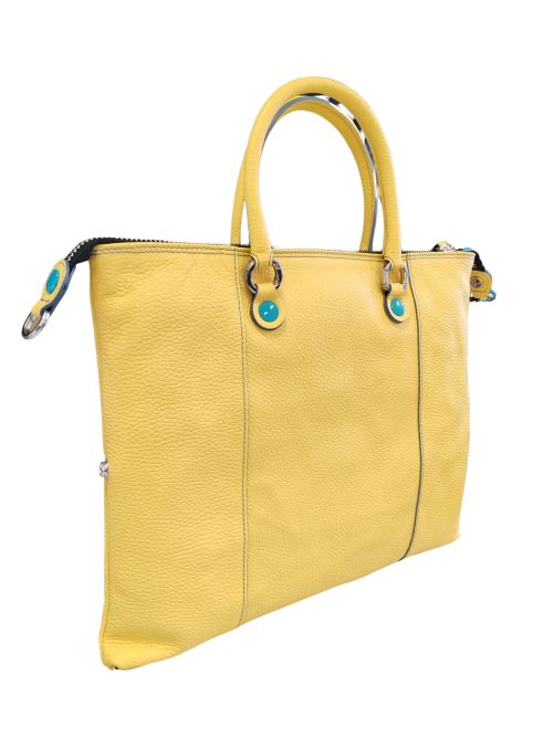 Gabs Shopper Tote Bauletto Zaino Trasformabile Giallo Donna-2