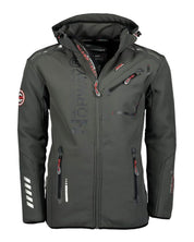 Geographical Norway Giacca Invernale Rainman Con Cappuccio Grigio/Nero Uomo