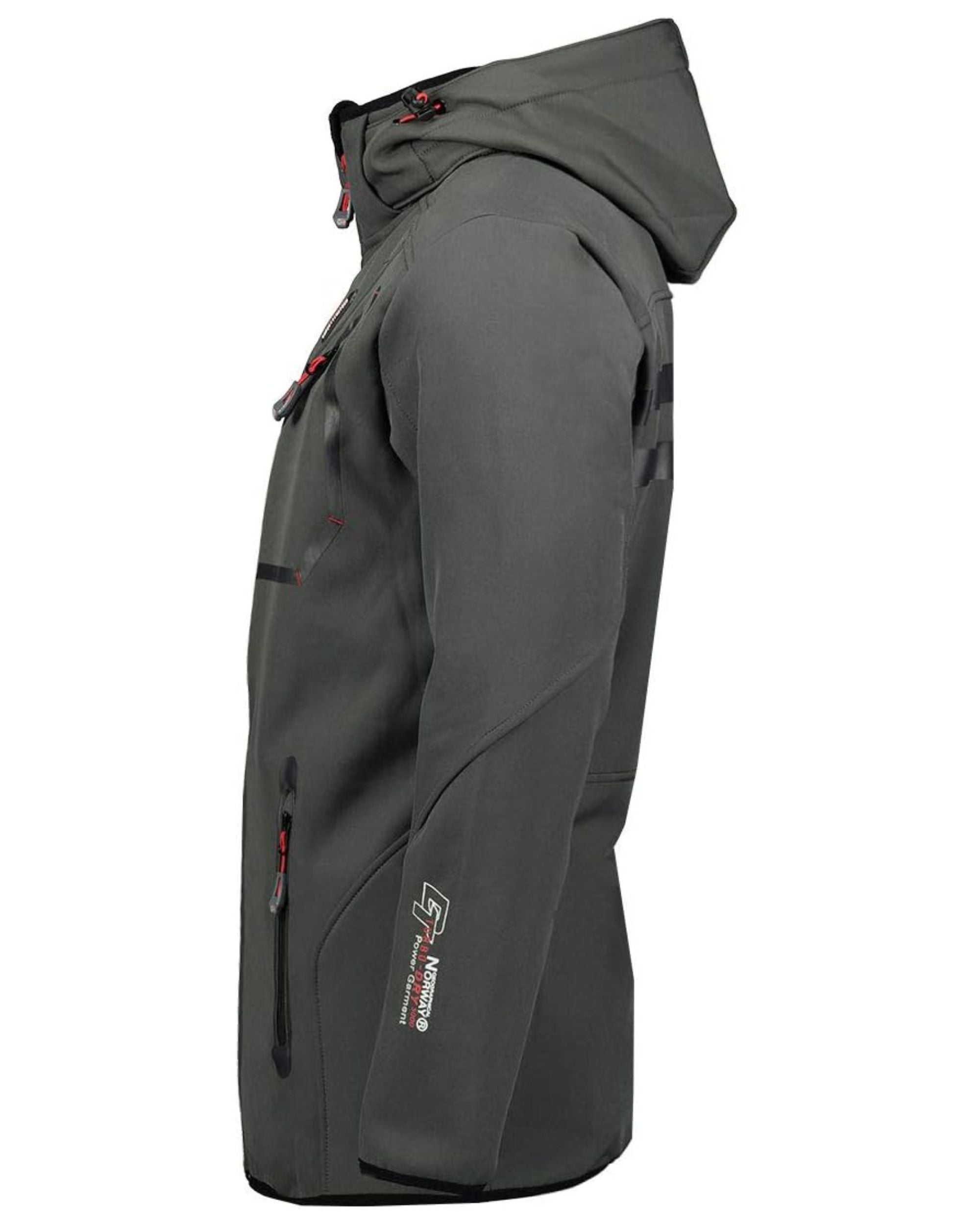 Geographical Norway Giacca Invernale Rainman Con Cappuccio Grigio/Nero Uomo