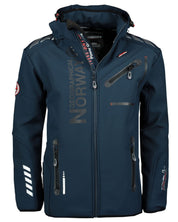 Geographical Norway Giacca Invernale Rainman Con Cappuccio Blu/Nero Uomo
