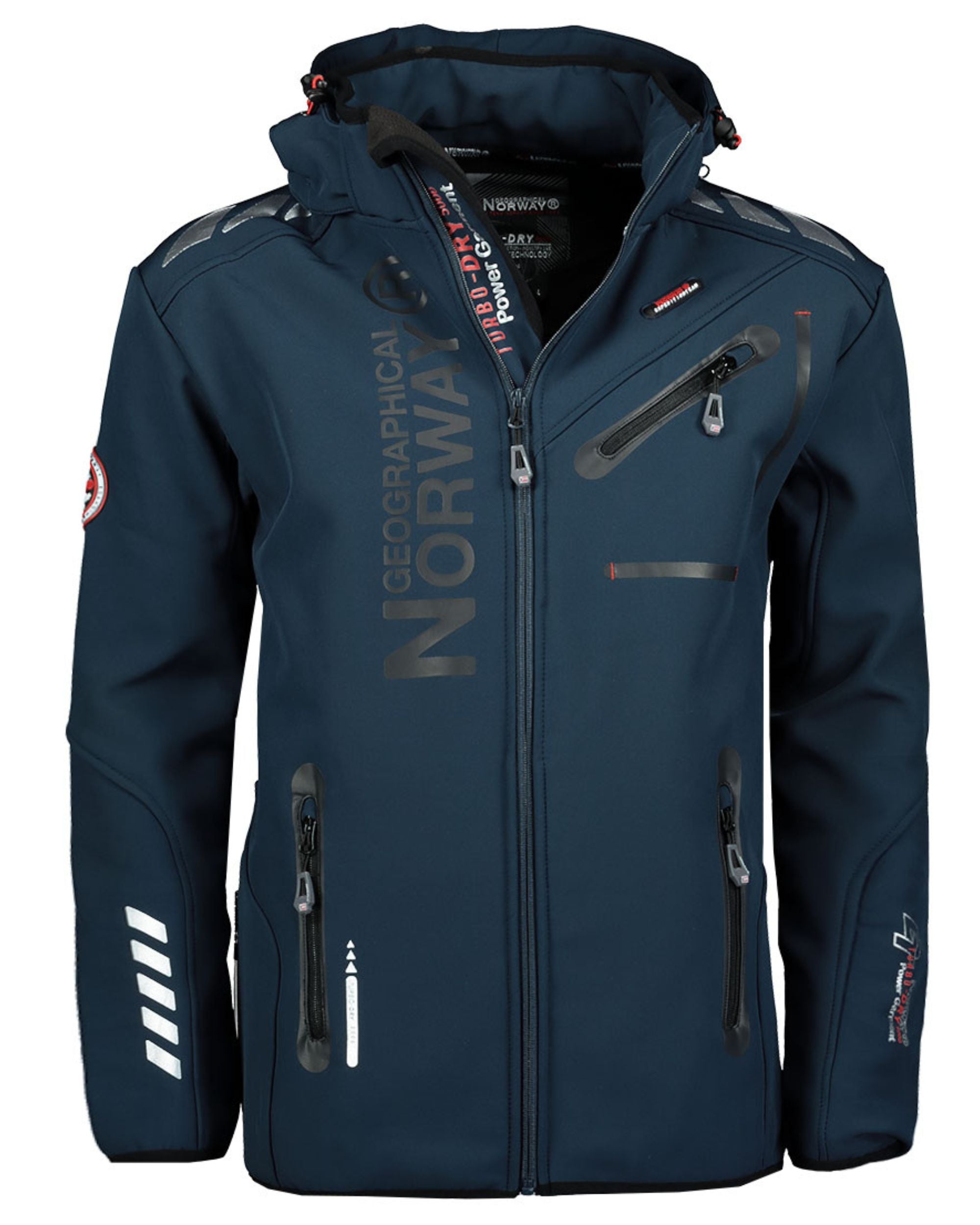 Geographical Norway Giacca Invernale Rainman Con Cappuccio Blu/Nero Uomo