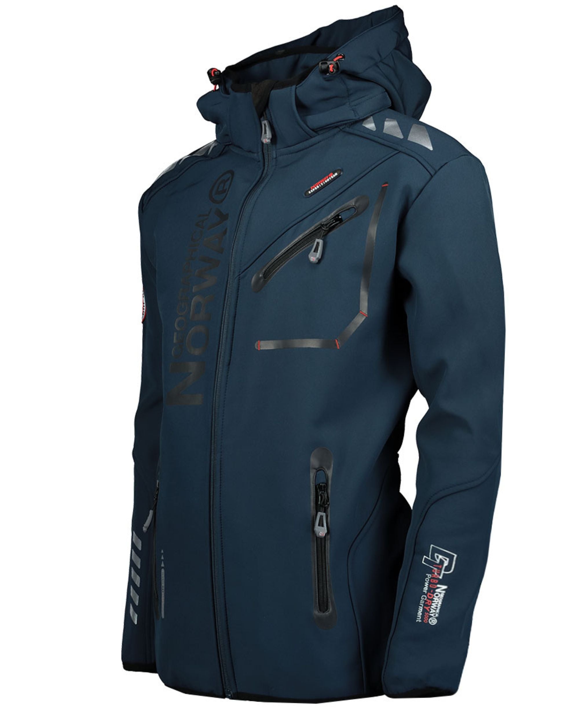 Geographical Norway Giacca Invernale Rainman Con Cappuccio Blu/Nero Uomo