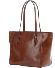 The Bridge Borsa a Spalla Shopper Diana Outline A Trapezio Marrone Donna