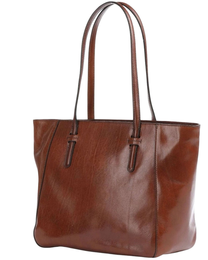 The Bridge Shopper Diana Outline A Trapezio Marrone Donna 2