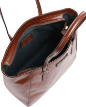 The Bridge Borsa a Spalla Shopper Diana Outline A Trapezio Marrone Donna