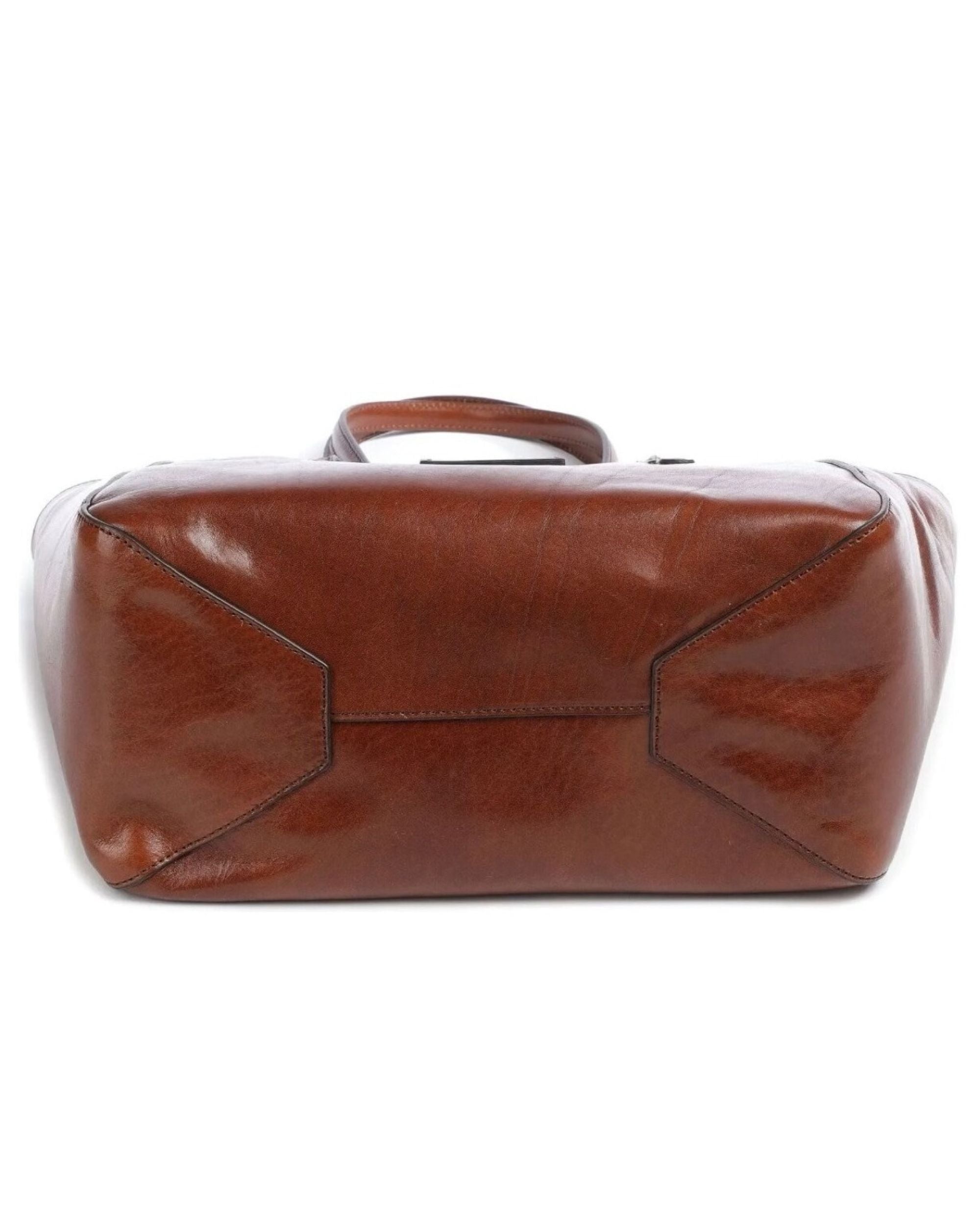 The Bridge Borsa a Spalla Shopper Diana Outline A Trapezio Marrone Donna