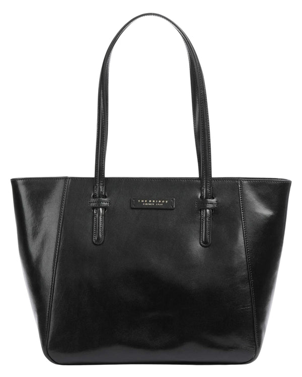 The Bridge Shopper Diana Outline A Trapezio Nero Donna