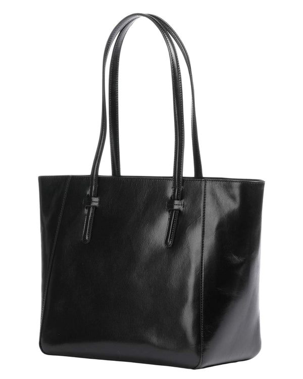 The Bridge Shopper Diana Outline A Trapezio Nero Donna-2