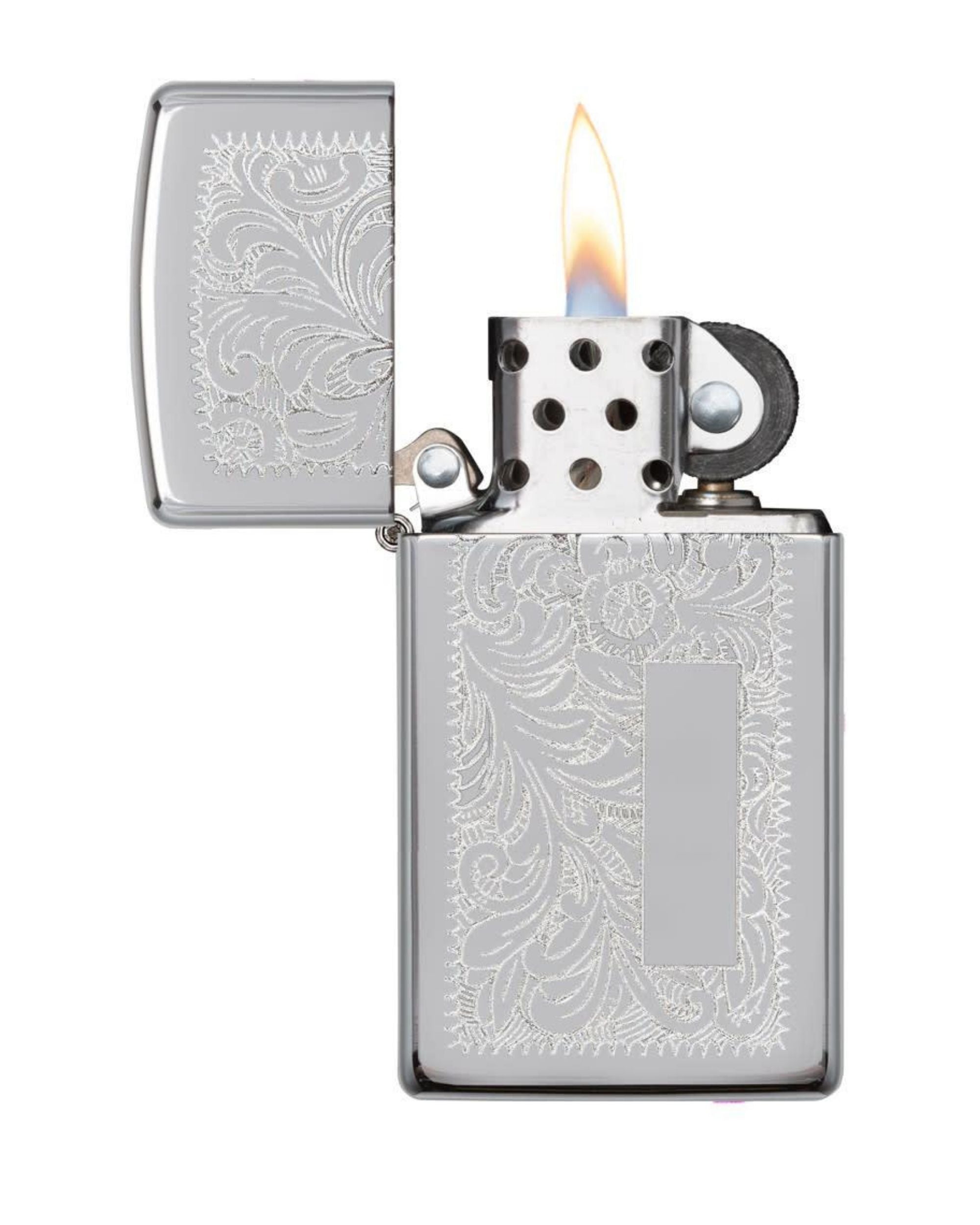 Zippo Antivento Ricaricabile Made In Usa Argento Unisex