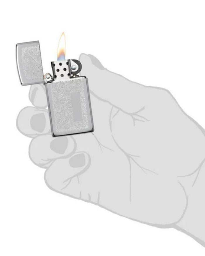 Zippo Antivento Ricaricabile Made In Usa Argento Unisex 4