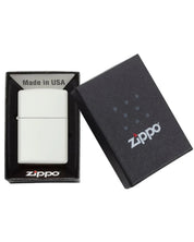 Zippo Antivento Ricaricabile Made In Usa Bianco Unisex