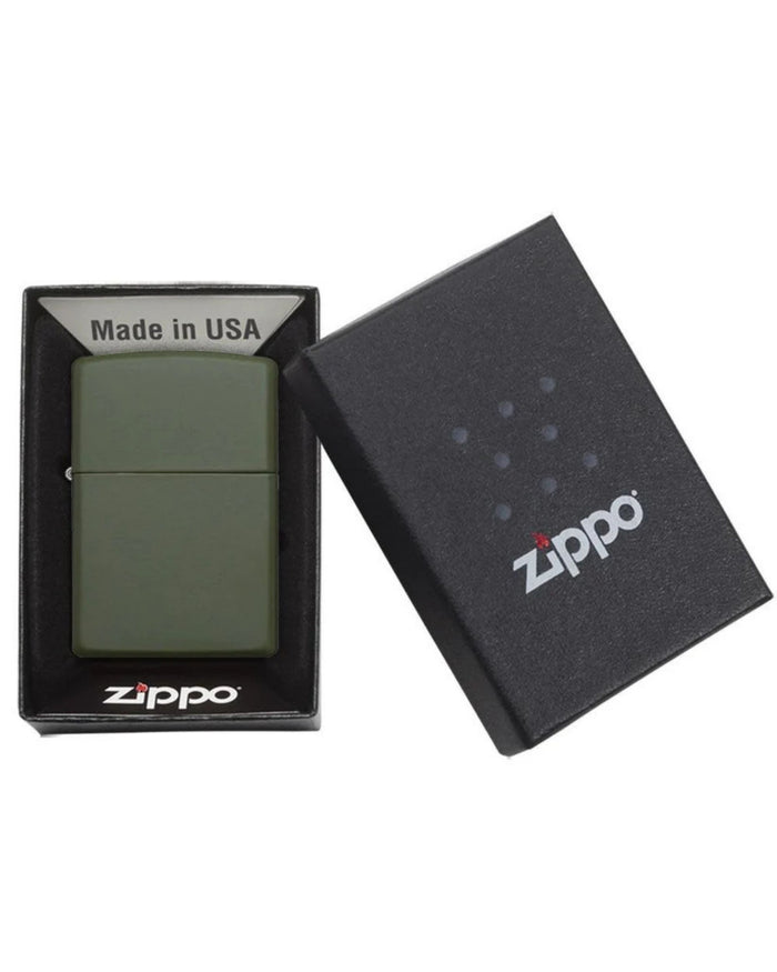 Zippo Antivento Ricaricabile Made In Usa Verde Unisex 4