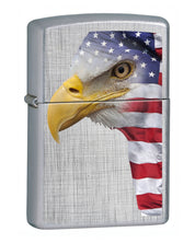 Zippo Antivento Ricaricabile Made In Usa Grigio 22H005 AQUILA USA